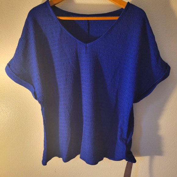 SHEIN Tops - Lightweight Blue Blouse